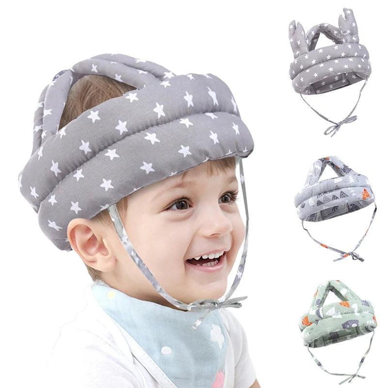 Adjustable Baby Safety Helmet Soft Comfortable Head Protection
