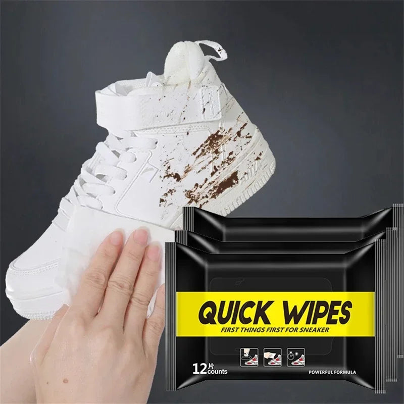 Disposable Shoe Wipes Portable Shoe Cleaners Travel Sneaker Wet Wipes