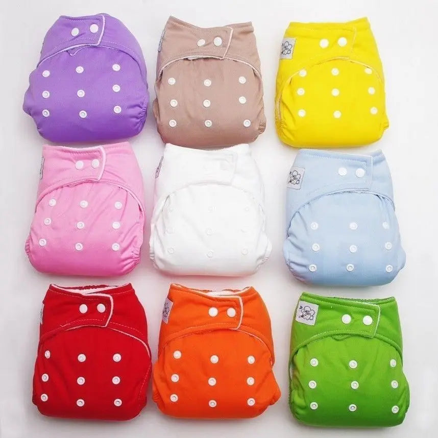 1PC Adjustable Reusable Lot Baby Kids Boys Girls Washable Cloth Diaper