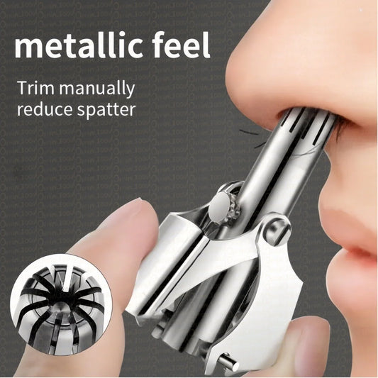 Manual  Nose Hair Trimmer Stainless Steel