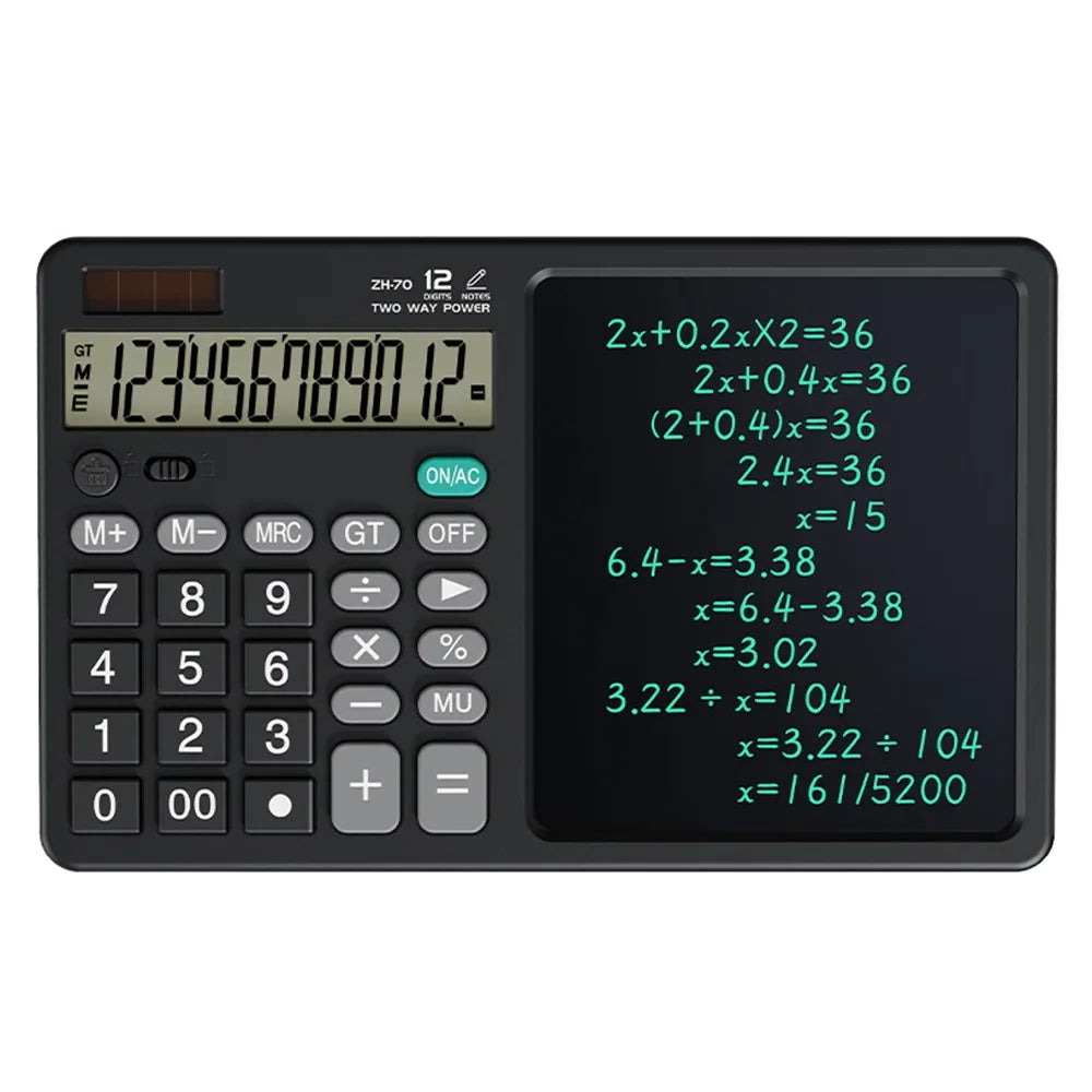 2in1 Scientific Calculator Portable Large Screen Display Function Calculators