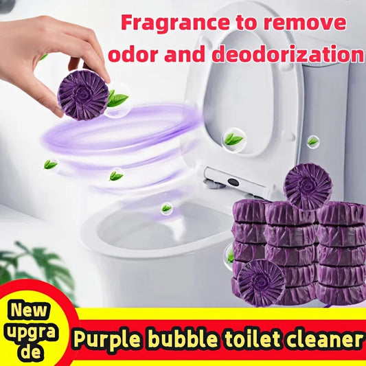 Purple Multi-Function Cleaning Tablets, Automatic Toilet Cleaning Tablets