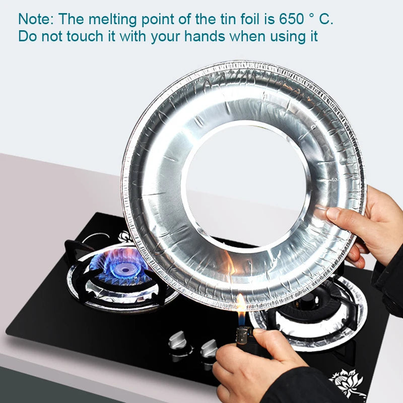 Thickened Aluminum Foil Covers Gas Stove Oil Proof Pad Protector Cover Proof