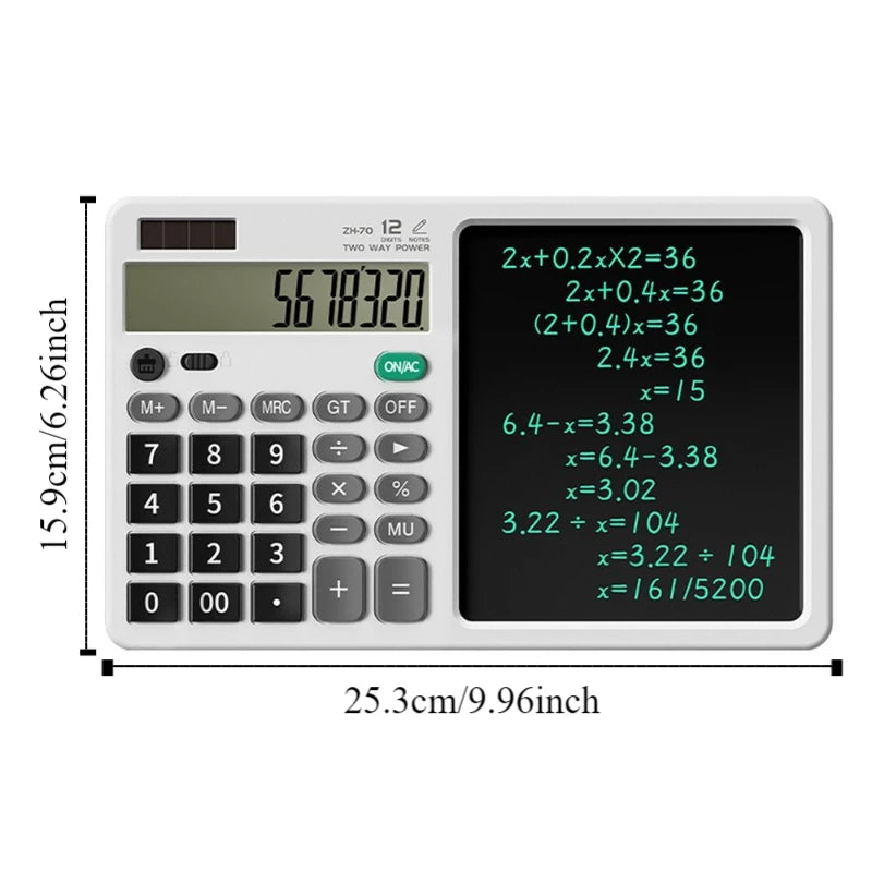 2in1 Scientific Calculator Portable Large Screen Display Function Calculators