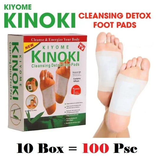 Kinoki Cleansing Detox Leg Healthy Herbal Pads 10pcs
