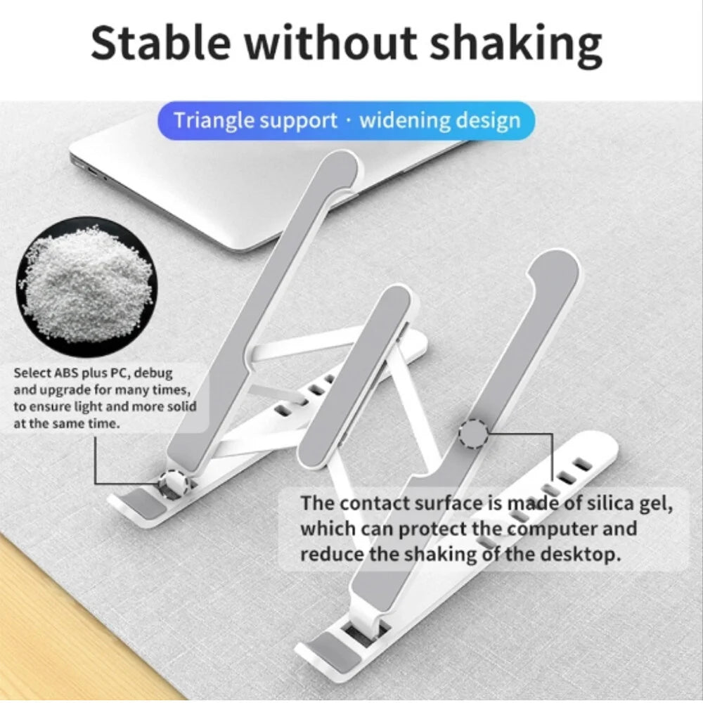 Foldable Laptop Stand Adjustable Notebook Bracket Support Base