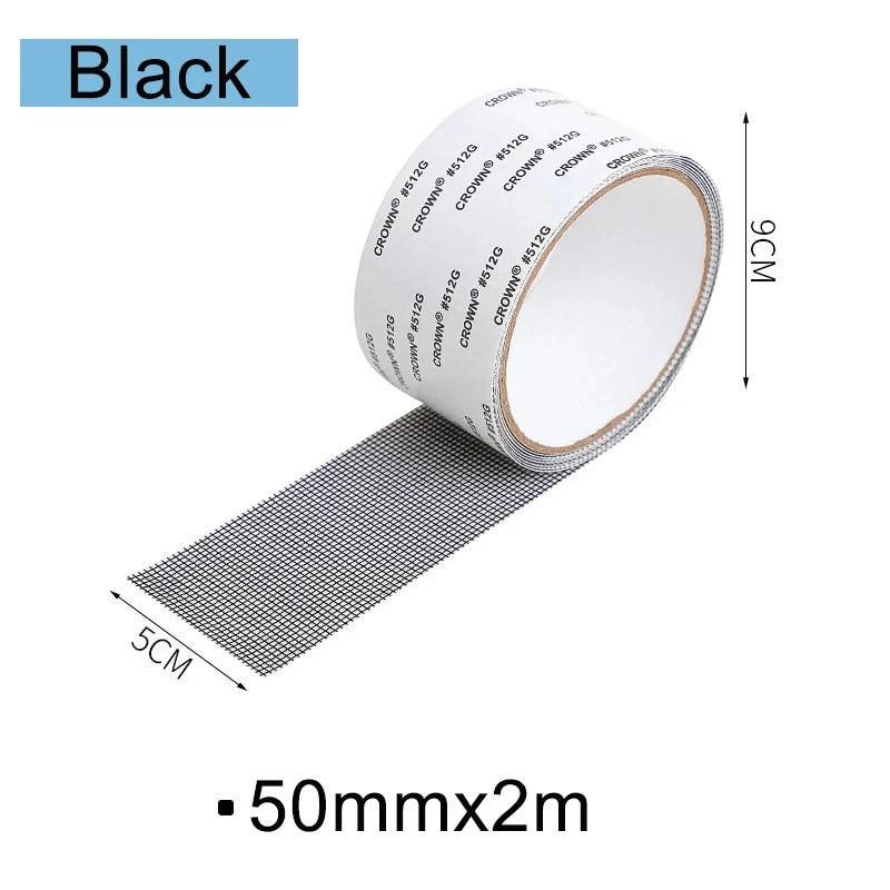 Window Screen Tape Anti-mosquito Screen Repair Subsidy Door Curtain Mosquito Net Hole Patch Repair Self-adhesive Screen Tape