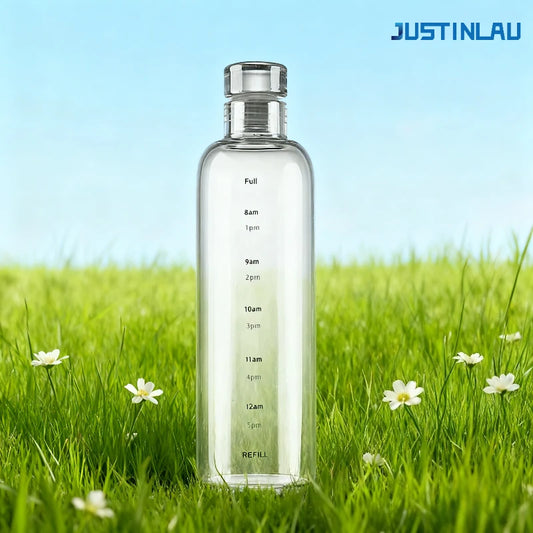 300-1000ml transparent glass bottle borosilicate glass Portable office water cup