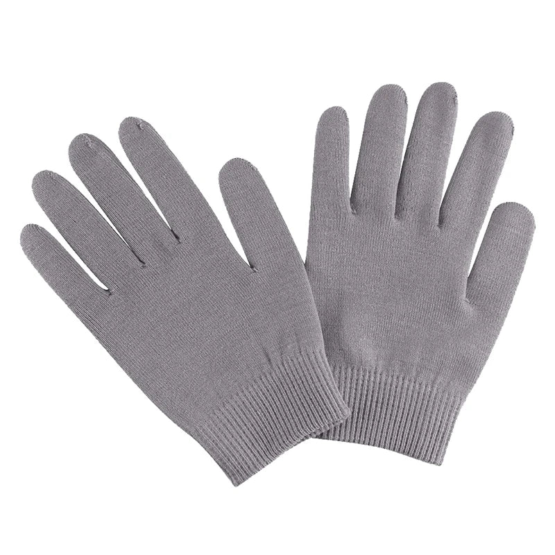 1Pair Multi Colored Essential Oil Moisturizing Socks Gloves For Dry Cracked