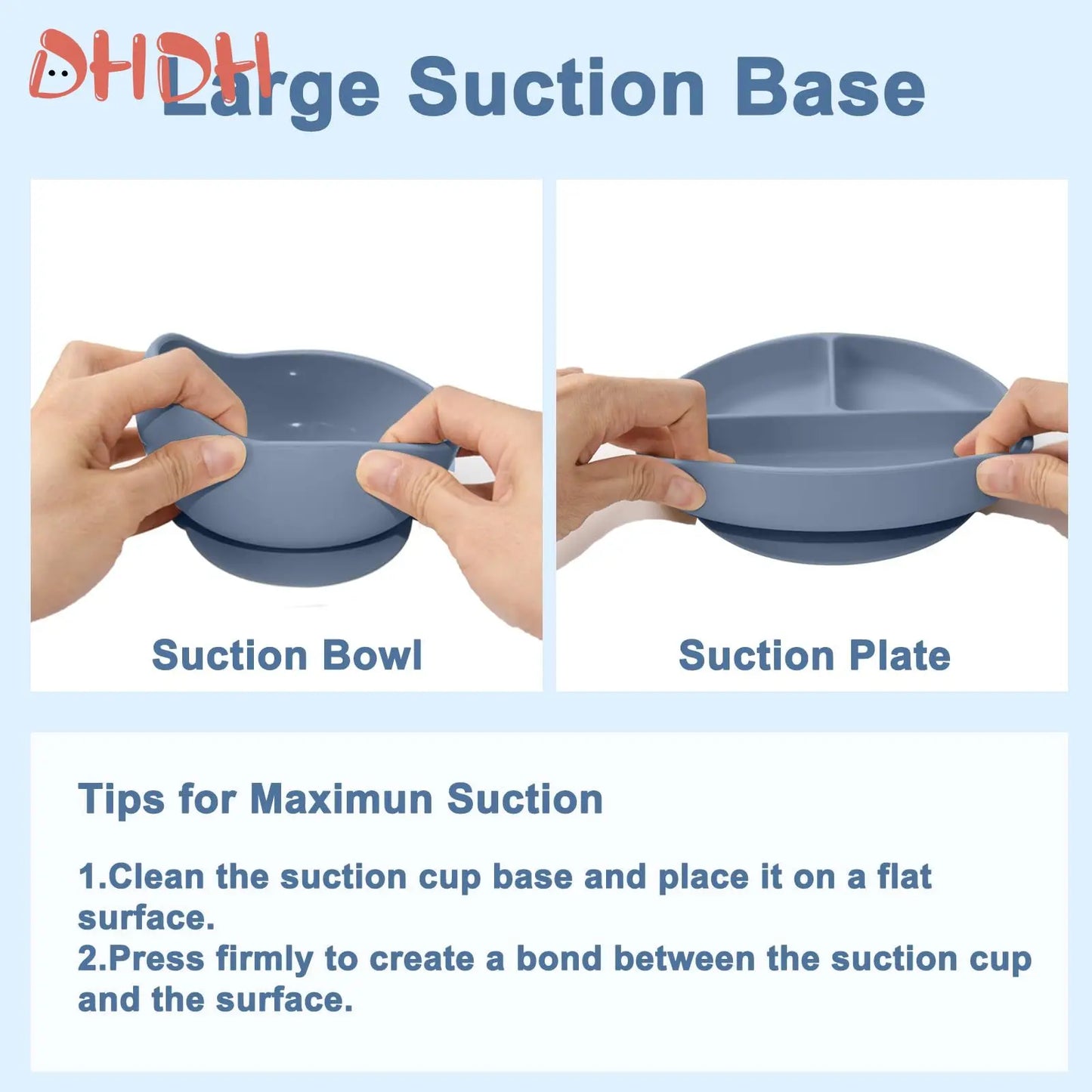 Silicone Baby Feeding Set Tableware Baby Food Dish