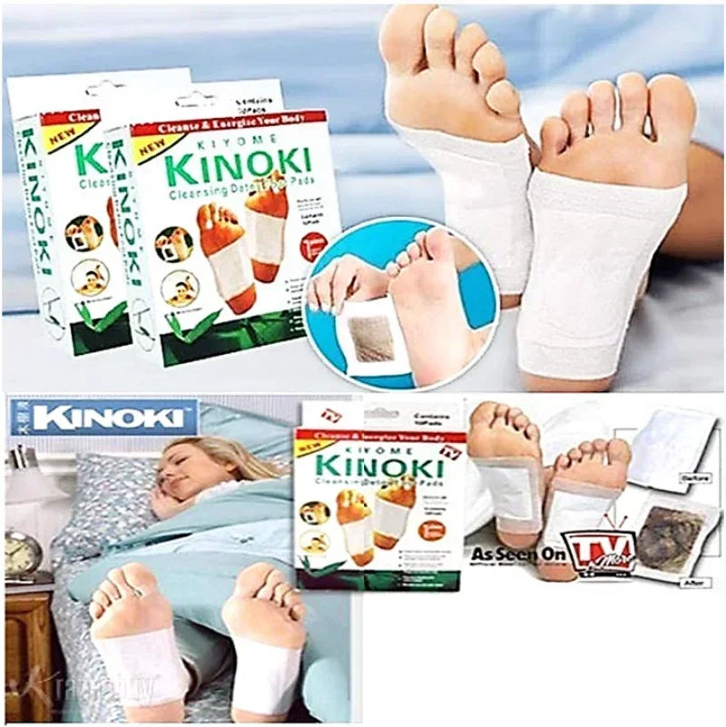 Kinoki Cleansing Detox Leg Healthy Herbal Pads 10pcs