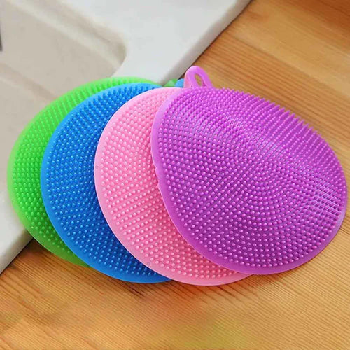 Silicon Dish Washing Scrubber Pad