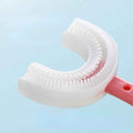 Silicone Baby Toothbrush U Shaped 360 Degree