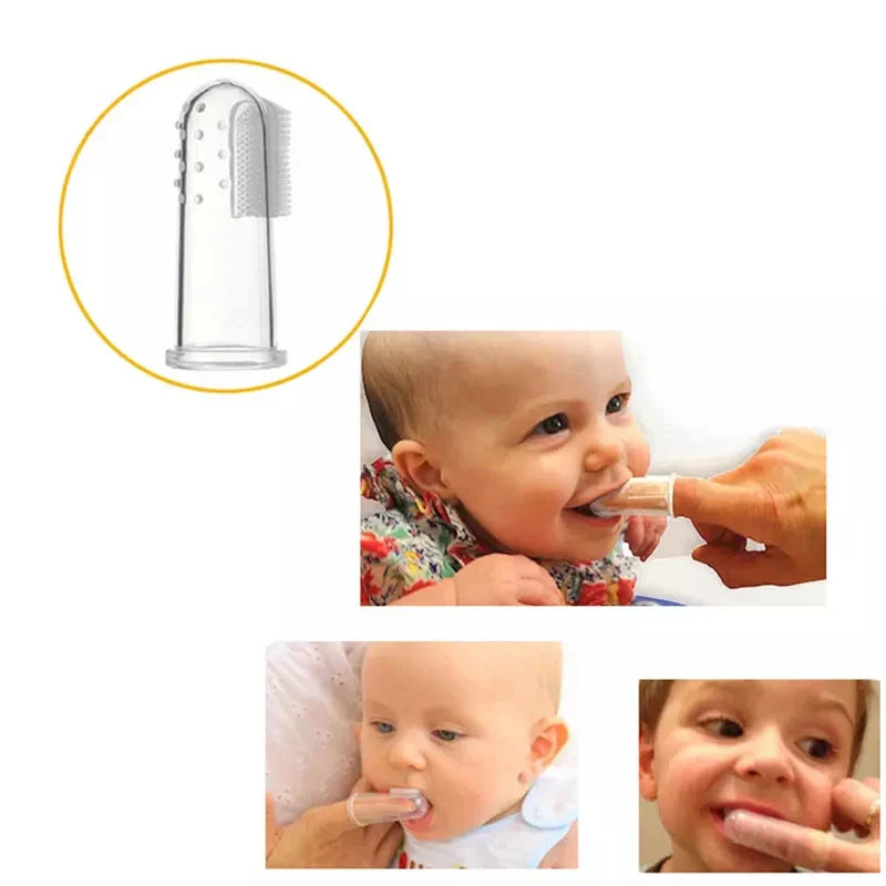 Silicone Finger Baby Toothbrush – Baby Finger Brush Pack Of 2
