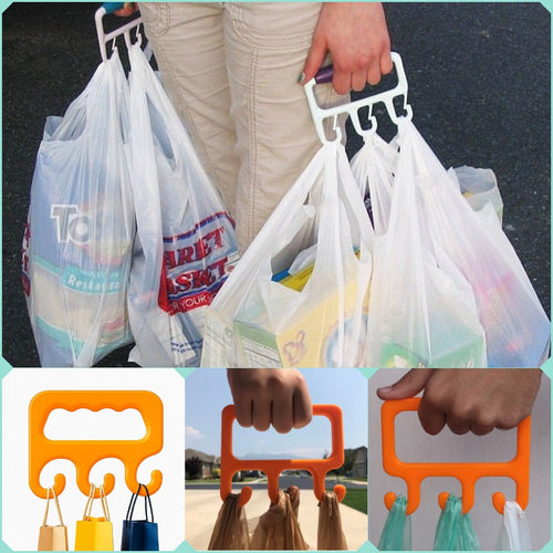 Grocery Bag Carrier Handle Holder