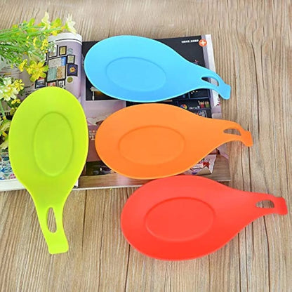 Spoon Rest, Kitchen Silicone Spoon Holders for Kitchen