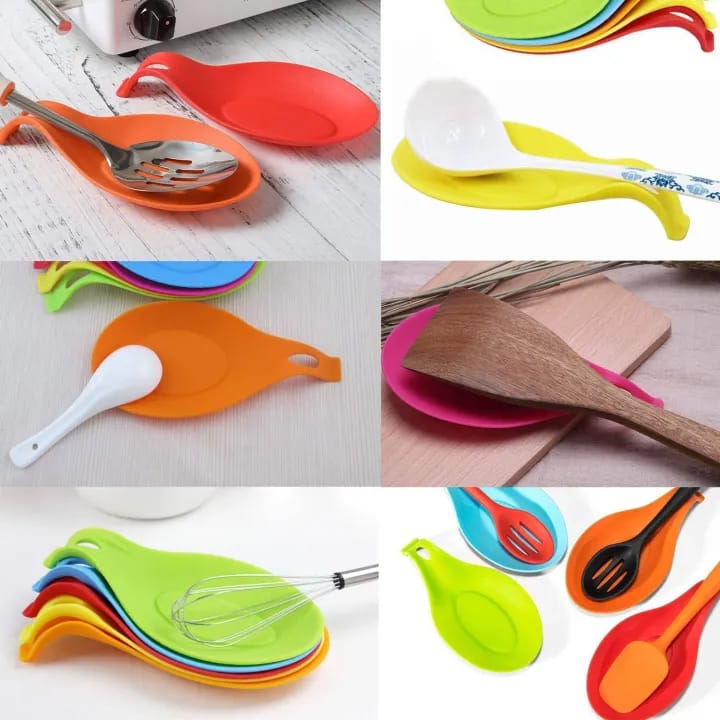 Spoon Rest, Kitchen Silicone Spoon Holders for Kitchen