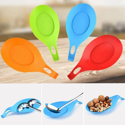 Spoon Rest, Kitchen Silicone Spoon Holders for Kitchen