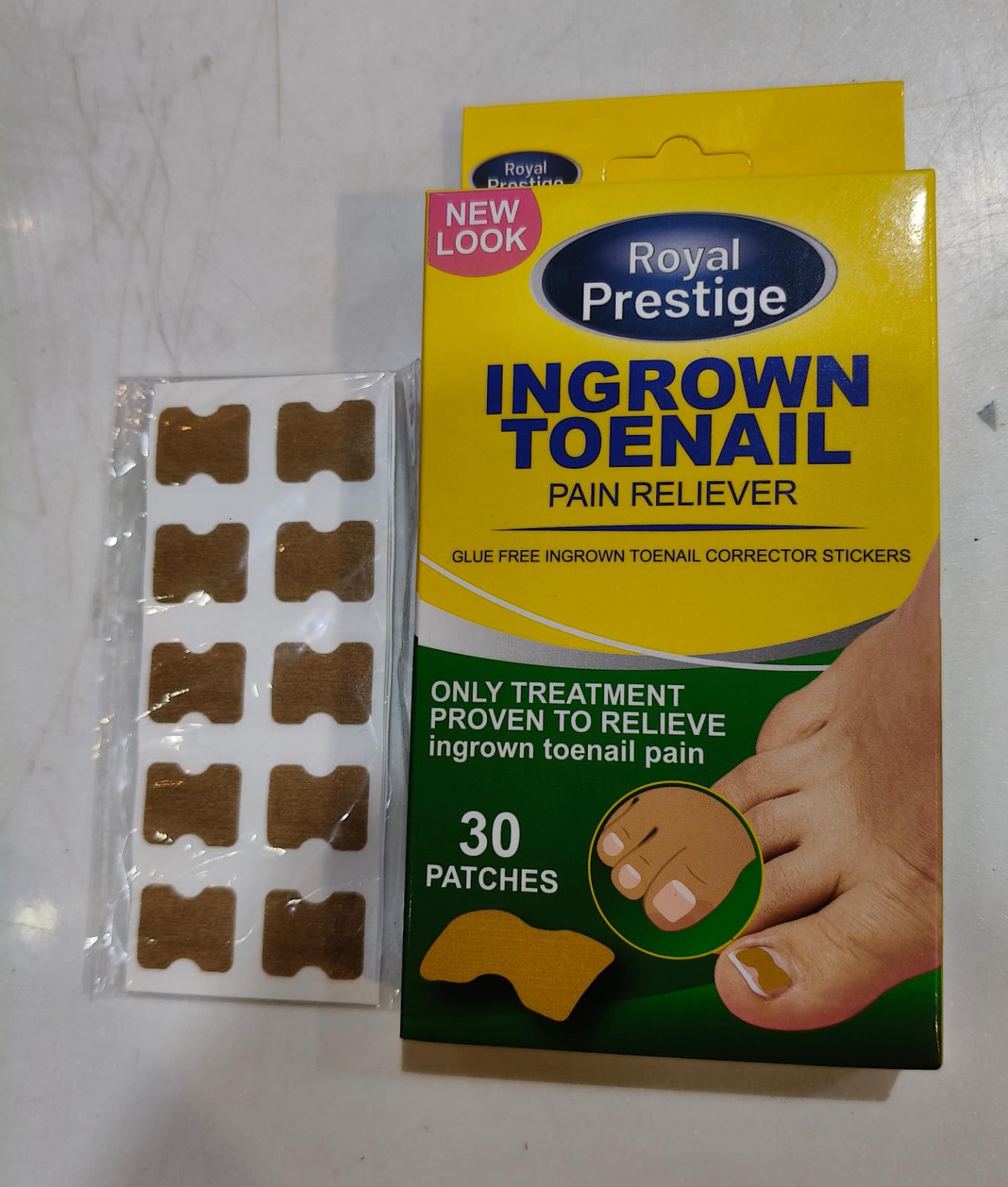 Royal Prestige Ingrown Toenail Pain Reliever 30 Patches