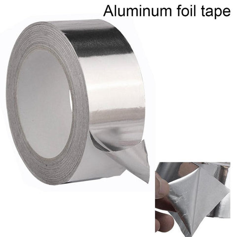 2" x 8MTR Aluminum Foil Super Fix Butyl Waterproof Repair Tape – Heavy Duty Leak & Crack Seal Adhesive