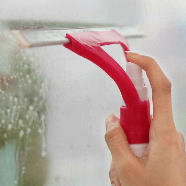 Window Wiper Built-In Spray Bottle Multi-Function 2 pcs