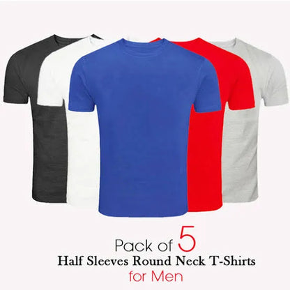 Pack of 5 T-shirts for man cotton gercy