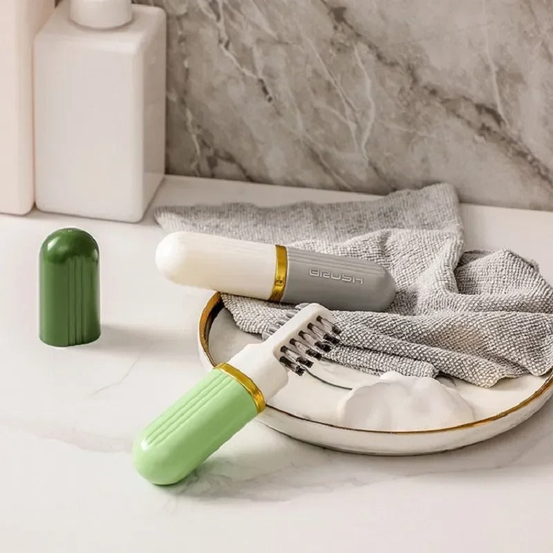 3in1 Shoe Brush with Dispensing Bottles