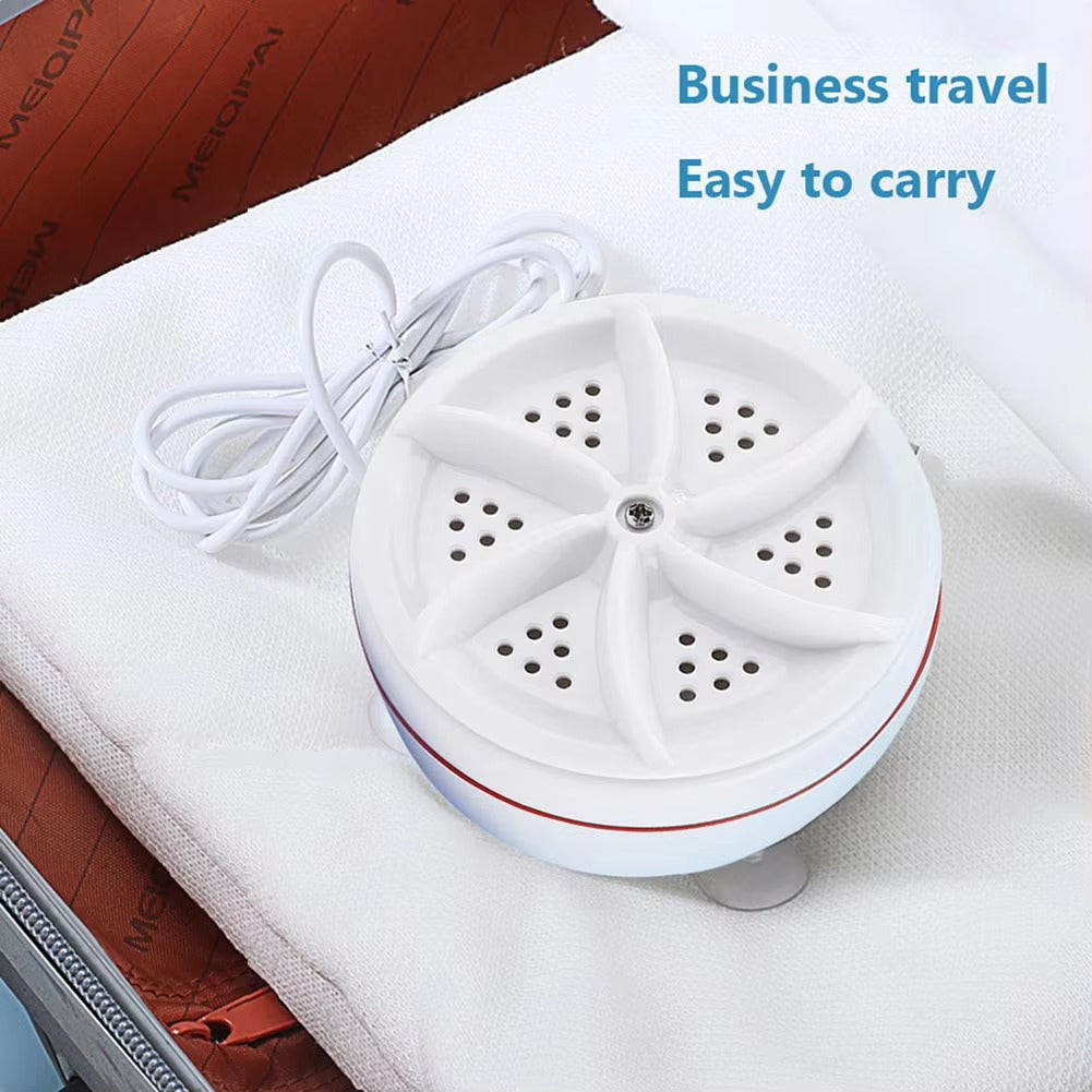 Mini Washing Machine USB Two-way Rotating Turbine Portable Washing Machine For Sock Underwear For Travel Home Business Trip